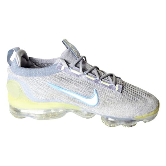 NIKE Air VaporMax 2021 FK "Grey Light Liquid Lime" Running Shoes Size 10 - Picture 6 of 15